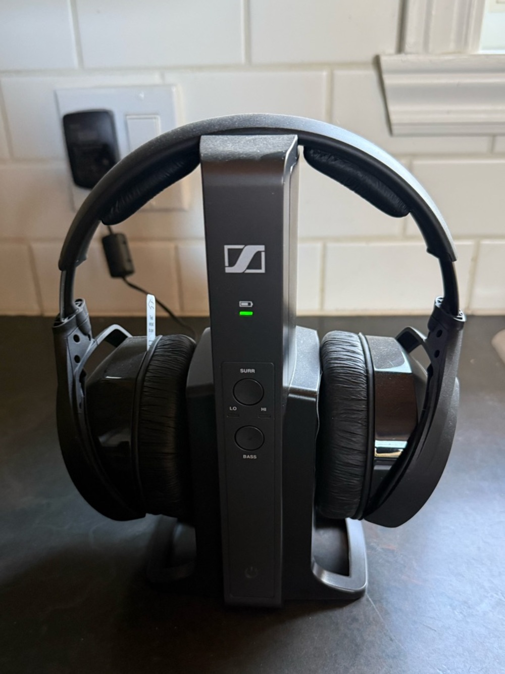 Sennheiser Over-Ear Wireless Headphones with Charging Stand - Black